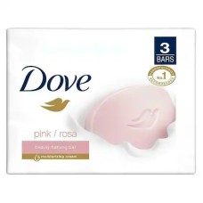 DOVE PINK ROSA BEAUTY SOAP BAR SET OF 3